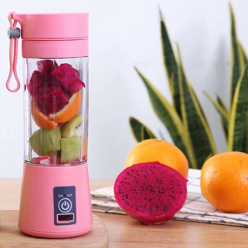 Portable Blender Usb Mixer Electric Juicer Machine Smoothie Blue