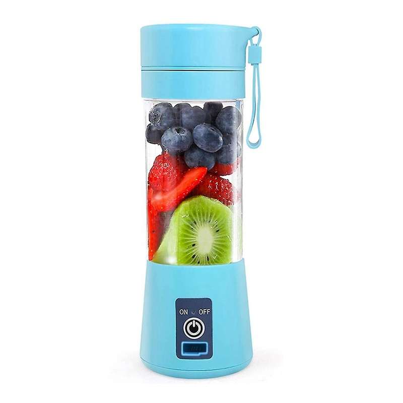 Portable Blender Usb Mixer Electric Juicer Machine Smoothie Blue