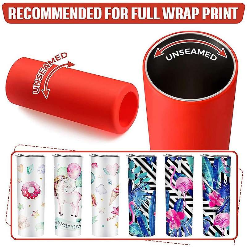 2pcs Seamless Silicone Packaging 3d Silicone Sleeve Clip(20oz)