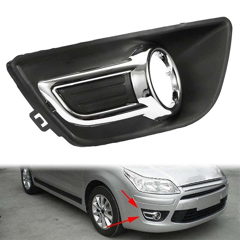 1 Pair for Citroen C4 C-quatre 2008-2011 Chrome Front Fog Lamp Cover