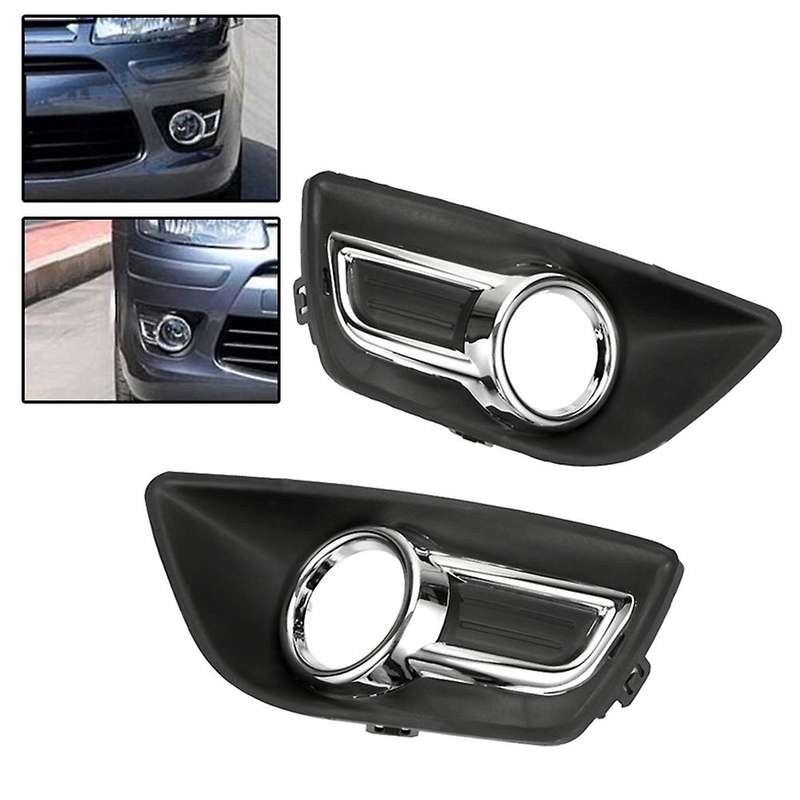 1 Pair for Citroen C4 C-quatre 2008-2011 Chrome Front Fog Lamp Cover