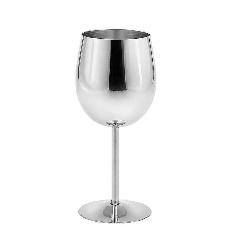 Verre En Acier Inoxydable Elegante Verre A Vin Rouge Incassable