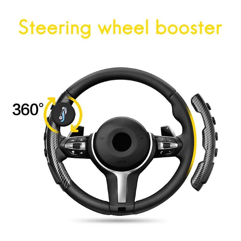 Car Booster with Spinner Handle Knob Anti Slip Universal Red