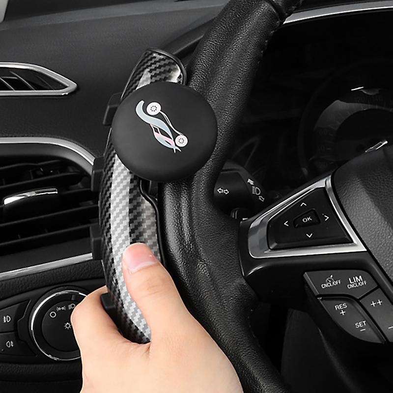 Car Booster with Spinner Handle Knob Anti Slip Universal Red