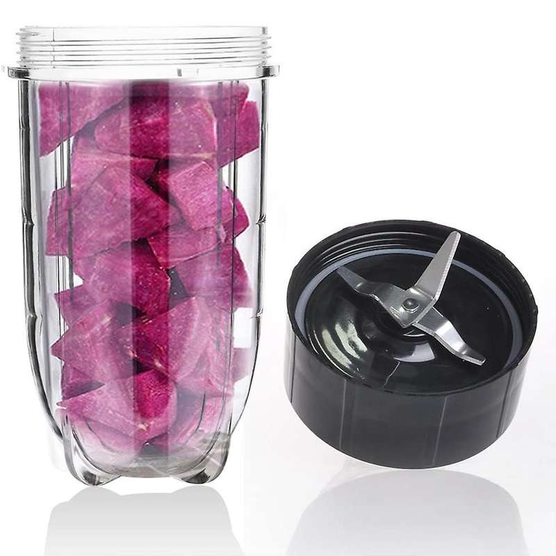 2 Pack 12/16 Oz Cups & Blades for Magic Blender 250w Mb1001