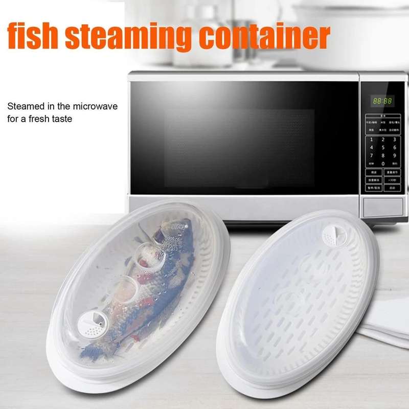 Steamer Kitchen Microwave Oven Steamer Folding Bowl Container