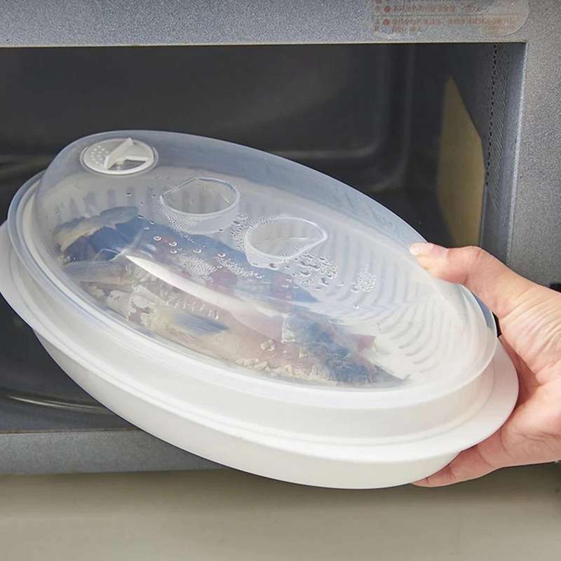 Steamer Kitchen Microwave Oven Steamer Folding Bowl Container