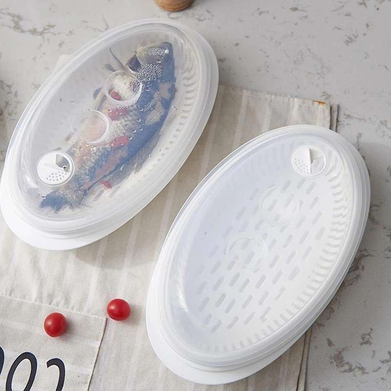 Steamer Kitchen Microwave Oven Steamer Folding Bowl Container