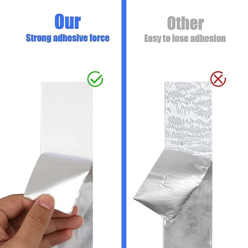 Aluminum Foil Tape 2in X 164ft Insulation Adhesive Metal Tape
