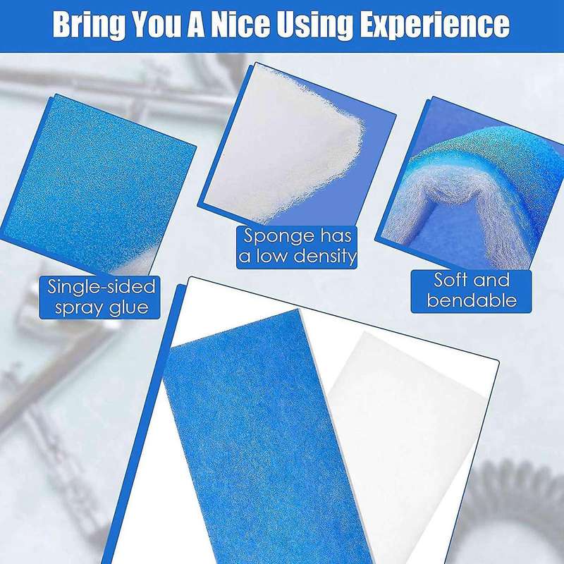 3pcs Airbrush Booth Filter Spray Set Pad Spray Booth Exhaust Filter
