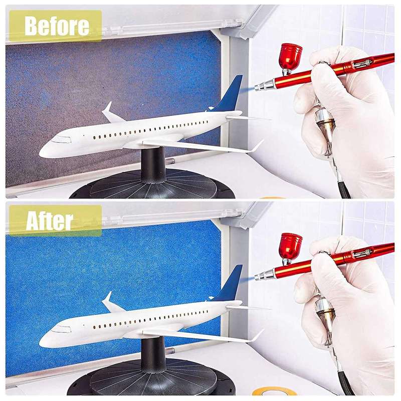 3pcs Airbrush Booth Filter Spray Set Pad Spray Booth Exhaust Filter