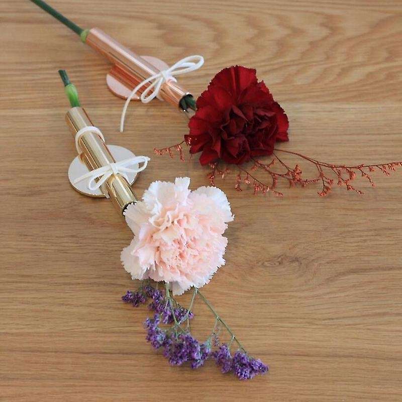 2 Pcs Wall Flower Arrangement Vase Iron Nordic Ornament Vase Decor