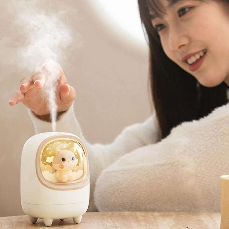 M23 Creative Cute Pet Space Capsule Usb Air Humidifier Purifier Pink