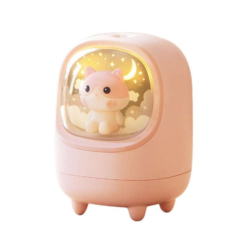 M23 Creative Cute Pet Space Capsule Usb Air Humidifier Purifier Pink