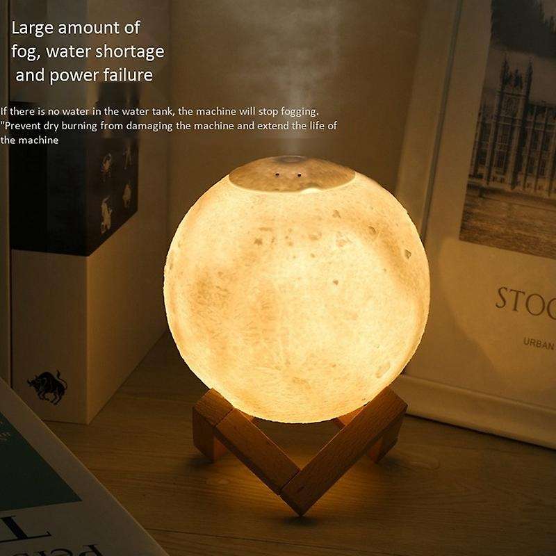Aroma Ultrasonic 880ml Air Usb Full Moon Lamp Purifier(with Battery)