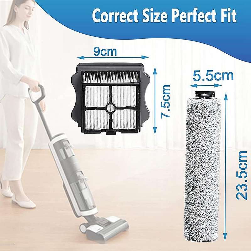 Replacement Parts Brush Rollers Filters Compatible for Tineco Ifloor3