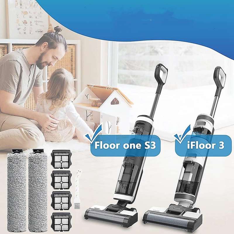 Replacement Parts Brush Rollers Filters Compatible for Tineco Ifloor3