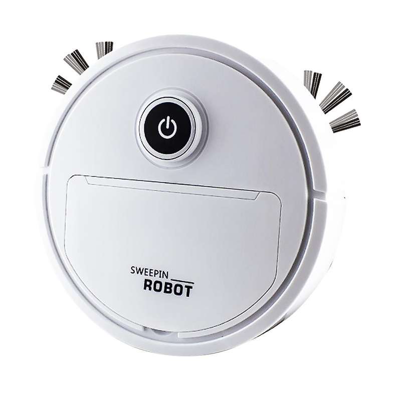 Automatic Vacuum Cleaner 3-in-1 Smart Wireless Sweeping Machine White