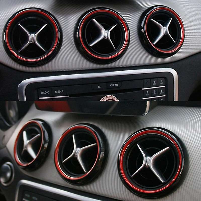 Car Air Vent Outlet Ring Cover for Mercedes Benz A Class W176 13-18 A