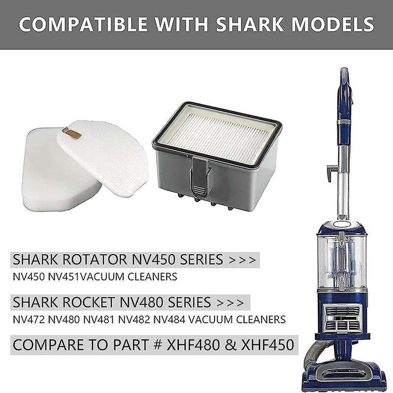 Nv450 Nv480 Filter Replacement for Shark Rotator Nv451