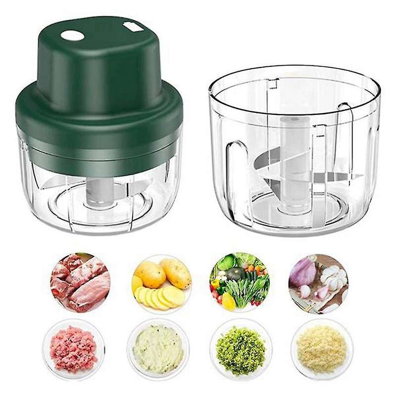Electric Garlic Chopper 300ml Mini Food Chopper