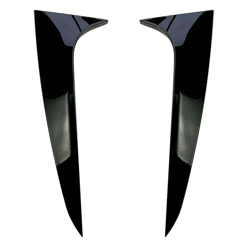 For-bmw X4 G02 Rear Side Wing Roof Spoiler Stickers Cover Gloss Black