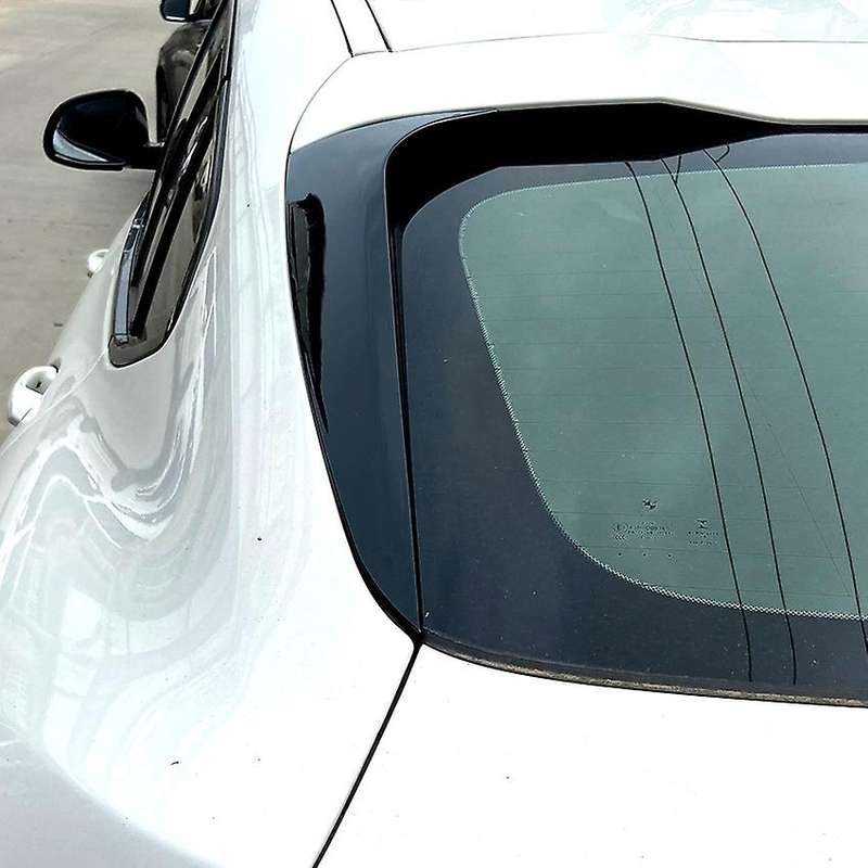 For-bmw X4 G02 Rear Side Wing Roof Spoiler Stickers Cover Gloss Black
