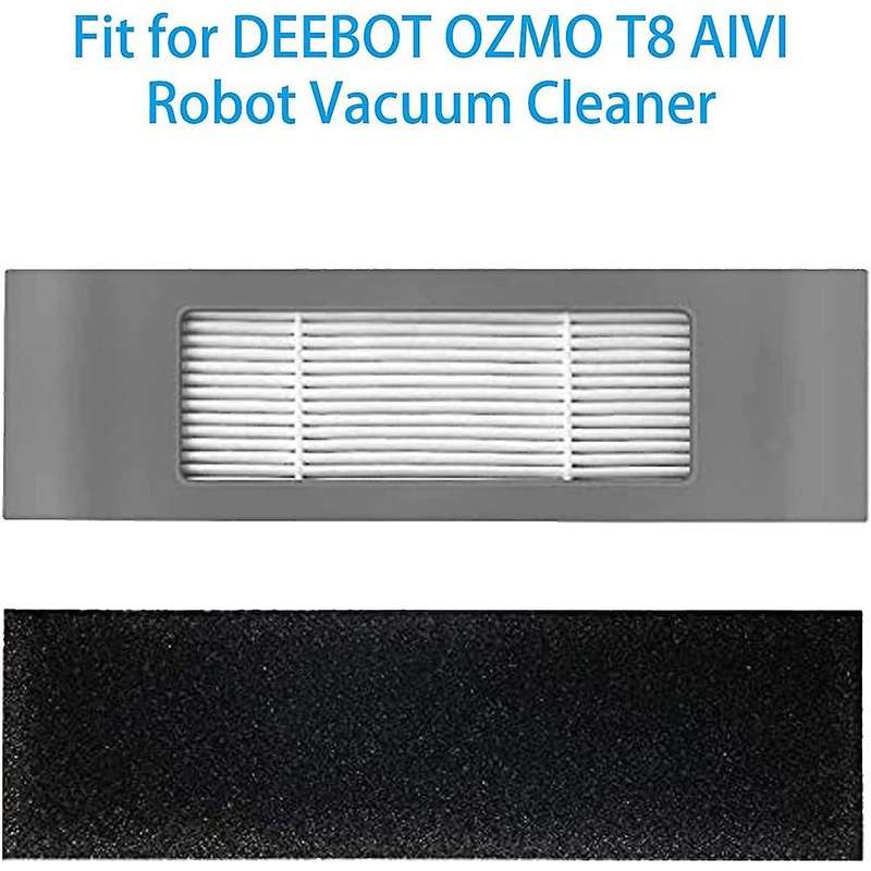 Hepa Filter Roller Brush Mop Cloth for Ecovacs Deebot Ozmo T8 Aivi