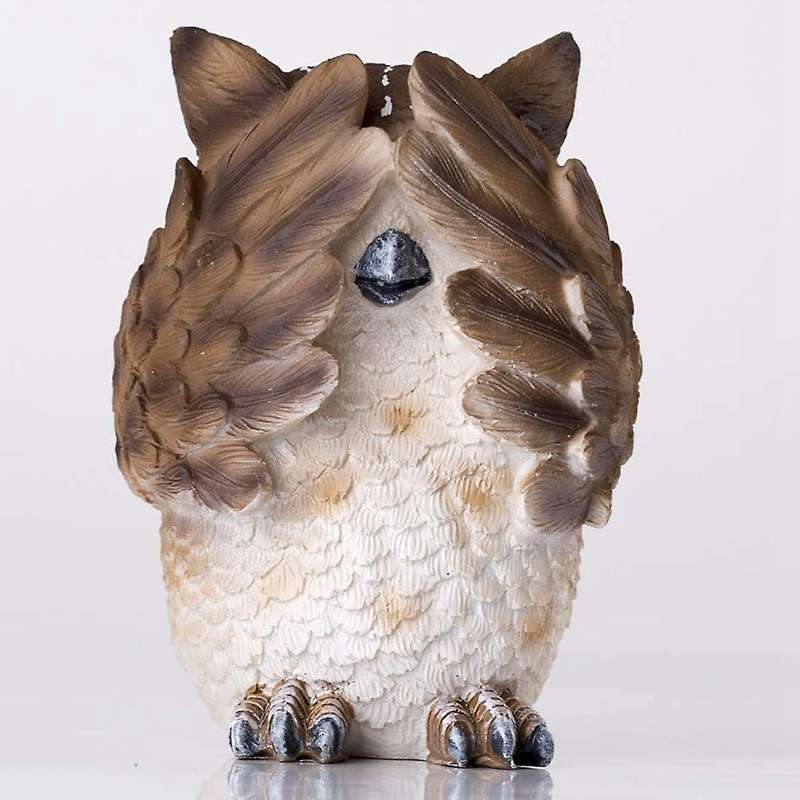 3pcs Polyresin Owl Figurines with Different Gestures,for Home