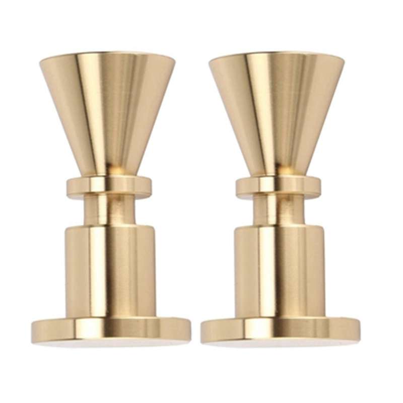 2 Pcs Towel Hook Wall Mounted Gold Brass Hooks for Bedroom Bathroom