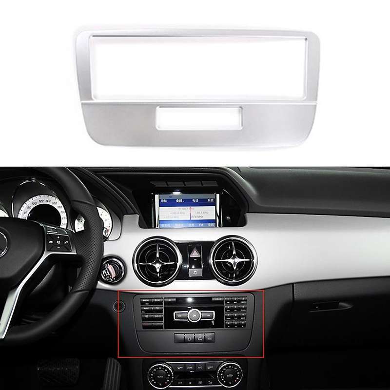 Car Interior Chrome Car Voice Mode Box Cover Trim for Mercedes-benz
