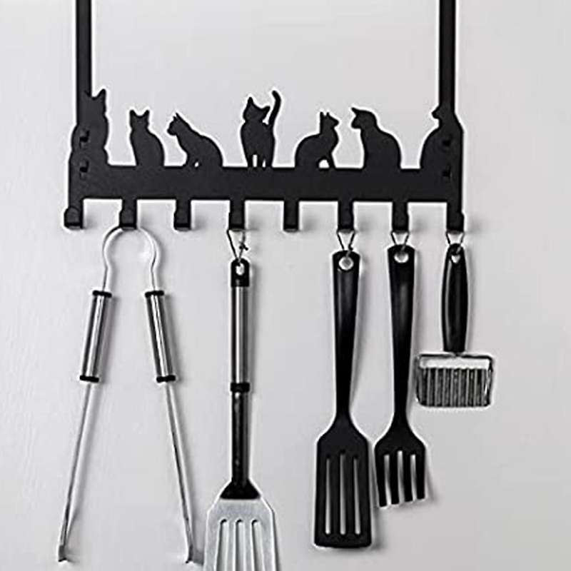 Over The Door Hooks Hanger - with 8 Hooks, Towel Hooks