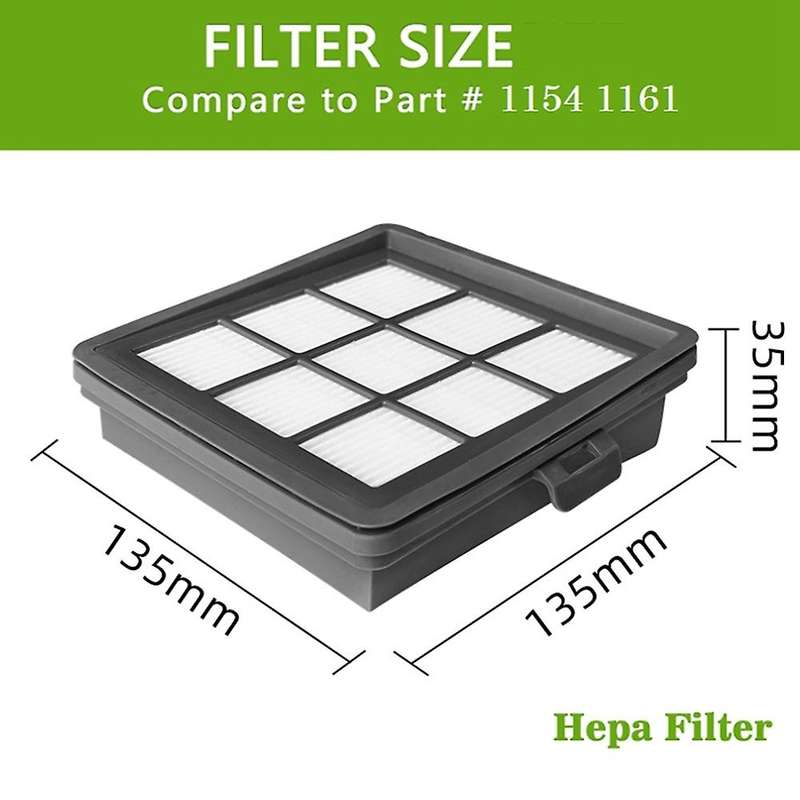 4pcs Hepa Filters for Bissell 1154 116 Washing Floor Machine