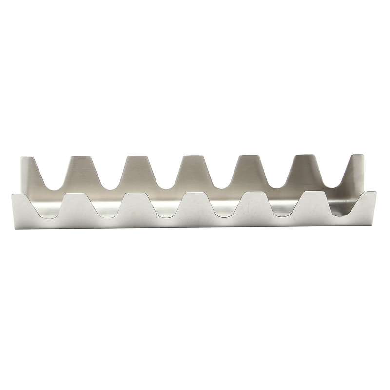 2pcs Stainless Steel Tortilla Stands, Taco Tongs, Wavy Pancake Stand