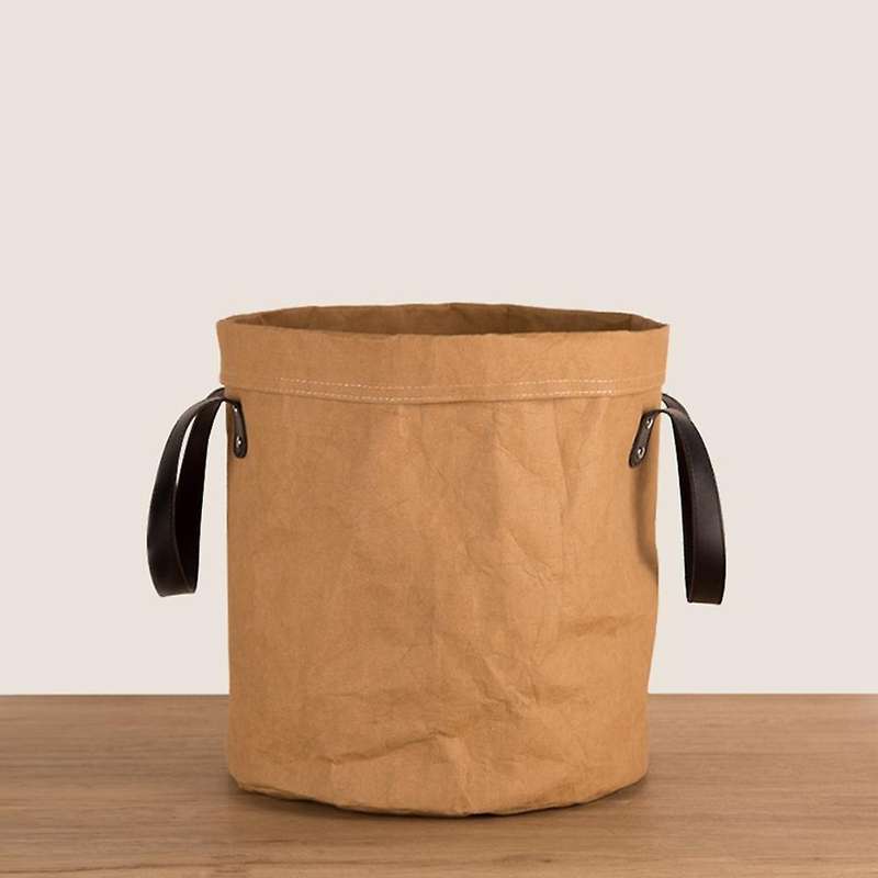 Upright Laundry Hamper Bag Laundry Basket with Handle for Bathroom-a