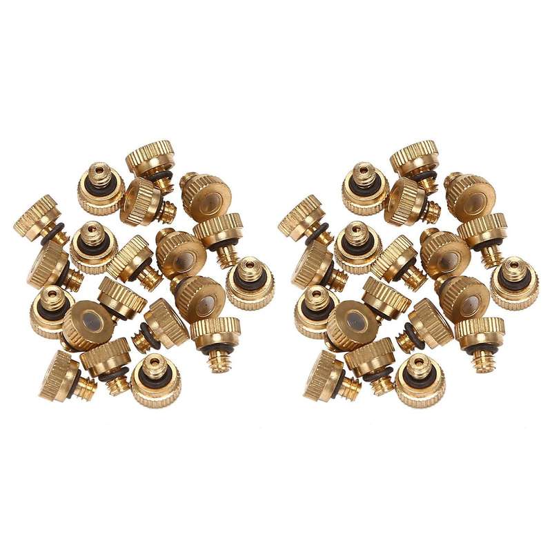 40pcs Fog Mist Nozzle,low Pressure Mist Cooling Nozzle 0.1mm