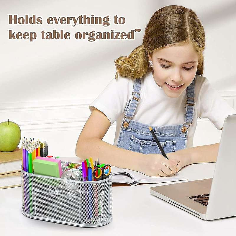 Desk Organizer Office Metal Stationary Holder Decor for Office