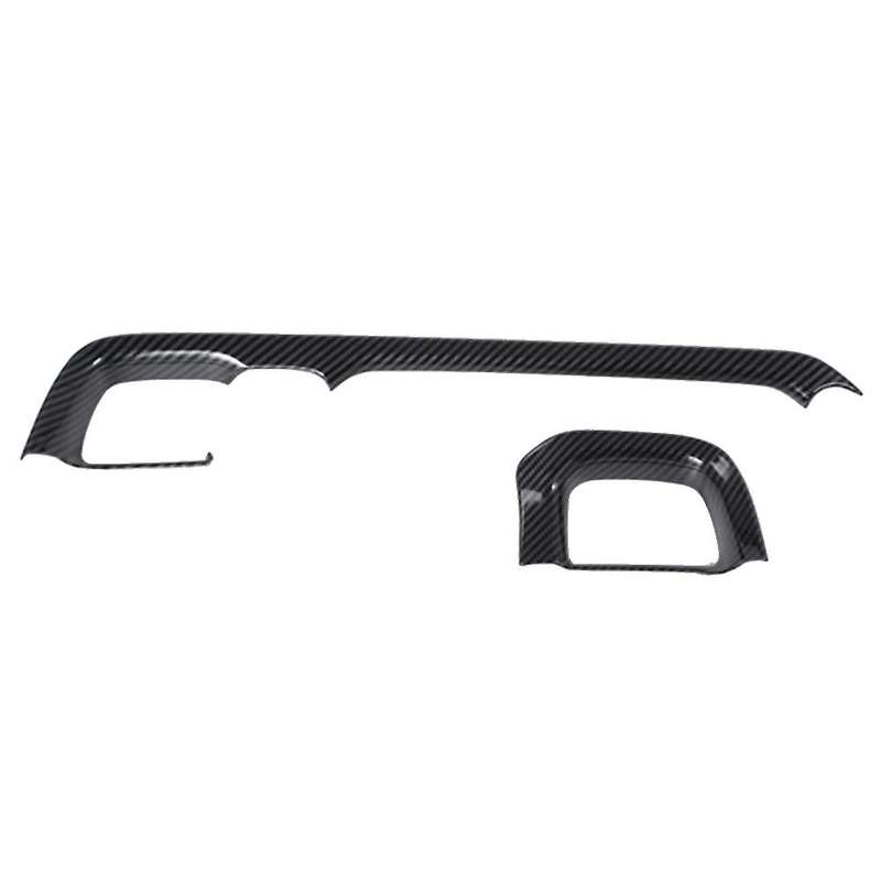 Carbon Fiber Central Control Dashboard Trim