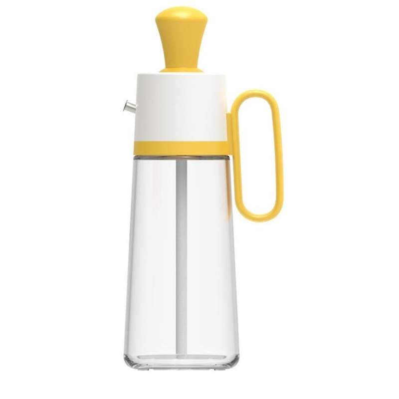 Glass Oil Bottle with Silicone Brush, for Kitchen Cooking, Baking A