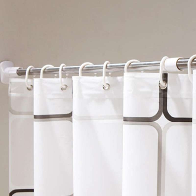 Rideau Douche Etanche Avec 12 Anneaux Pour Salle De Bain Toilettes