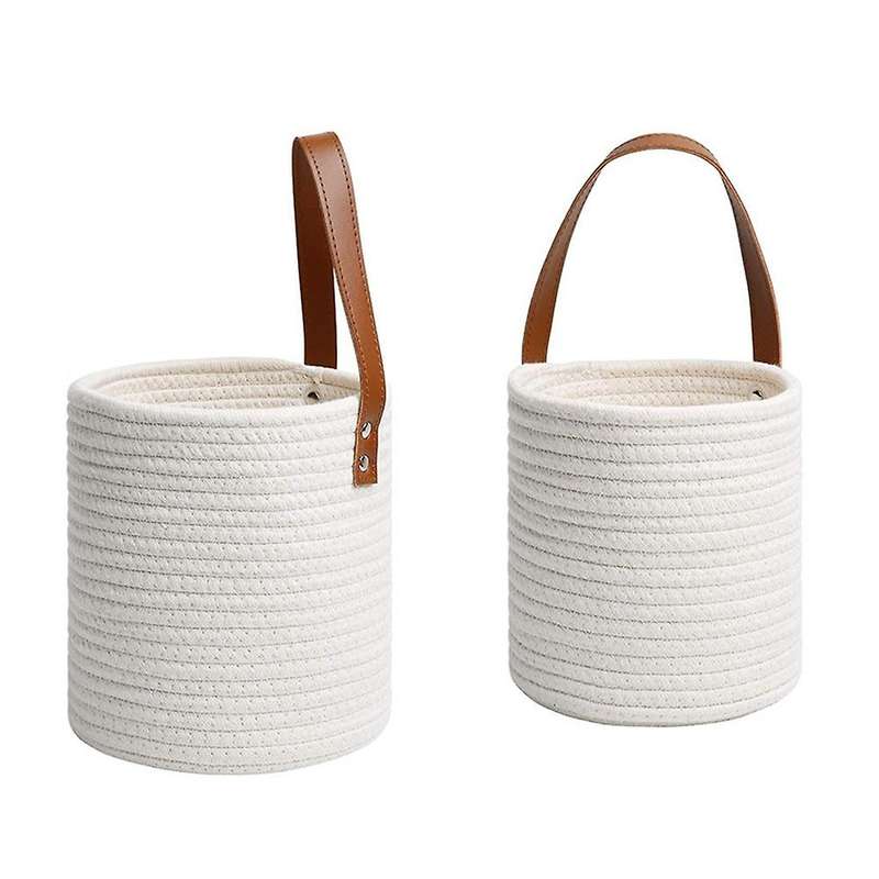 Plant Hanging Basket Imitation Rattan Wall Hanging Flower Pot B