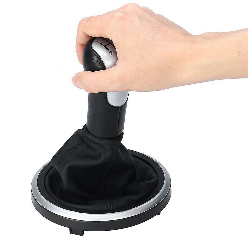 Silver 6 Speed Car Gear Shift Knob for Ford Fiesta Fusion 2002-2022
