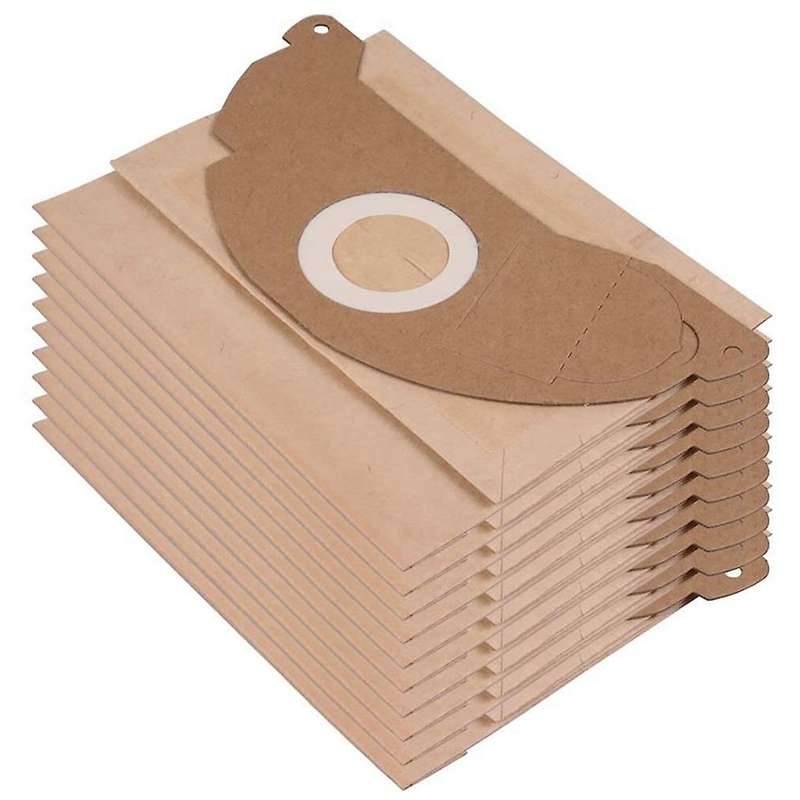 10 Paper Vacuum Cleaner Bags for Karcher 6.904-322.0 Mv2 Wd2 A2003