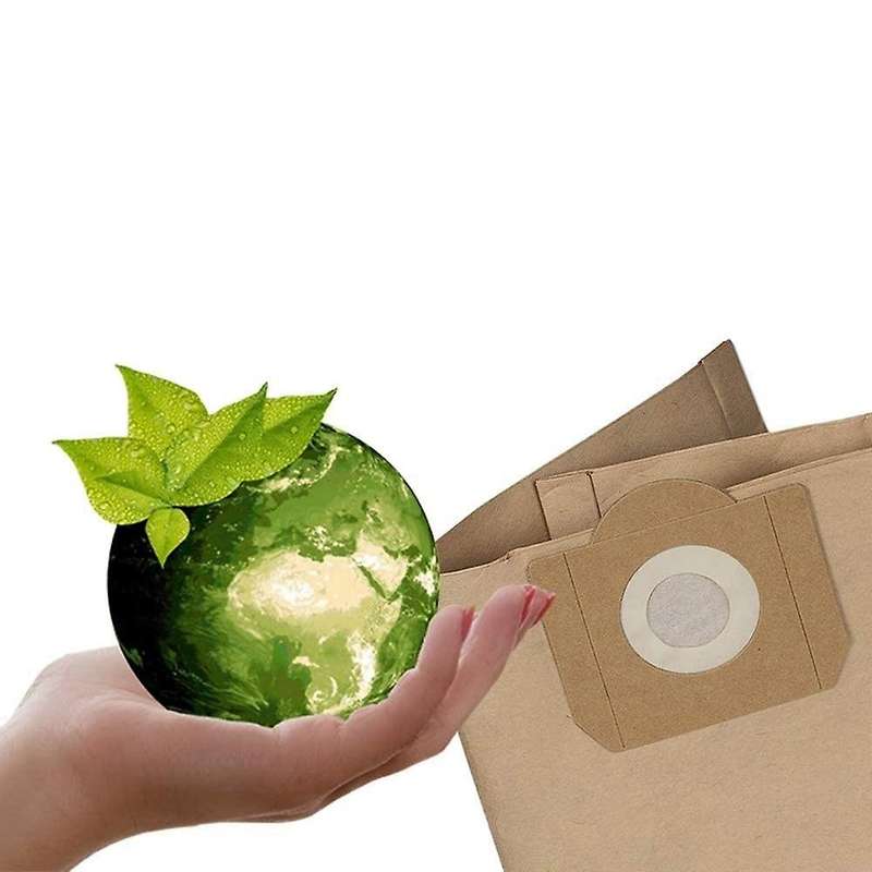10 Paper Vacuum Cleaner Bags for Karcher 6.904-322.0 Mv2 Wd2 A2003