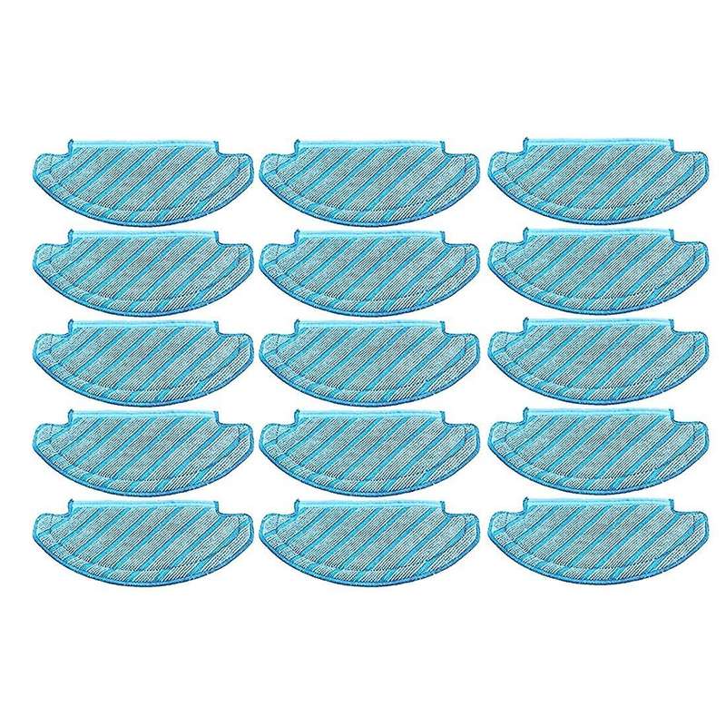 15pcs Replacement Washable Mopping Pads for Deebot Ozmo T8 Aivi, T8
