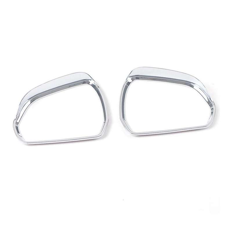 For Ford Evos 2022 Chrome Abs Car Rearview Mirror Rain Eyebrow Cover
