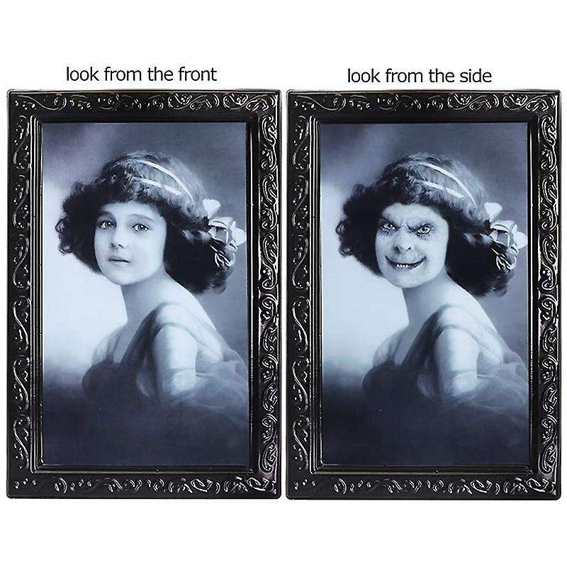 Halloween Decorations 3d Picture Frames for Horror Party - 4 Pack
