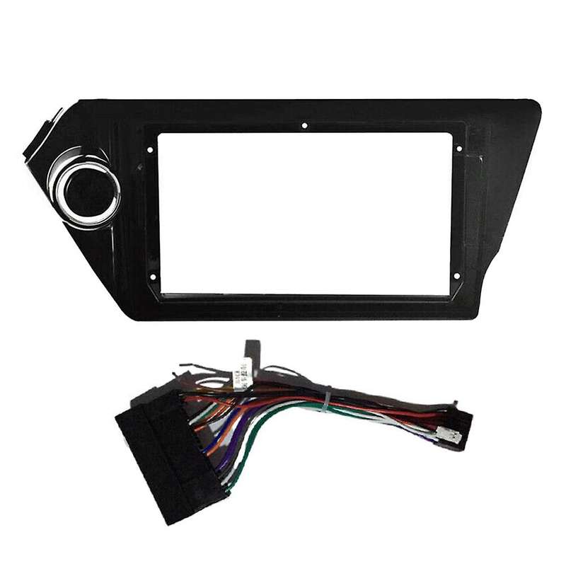 9 Inch 2 Din Car Stereo Radio Dvd with Cable for Rio3 K2 2010-2016