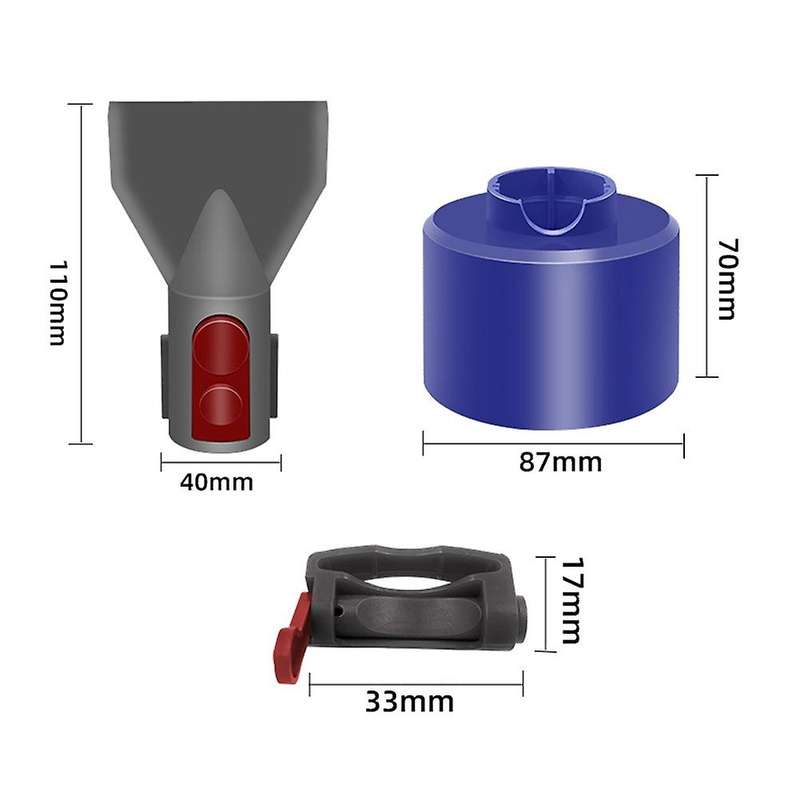 For Dyson Vacuum Cleaner Crevice Brush Switch Lock Suction Head