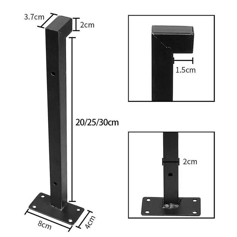 2 Pieces Shelf Bracket Shelf Support Heavy Duty Bracket Shelf (30cm)